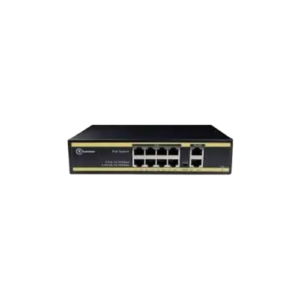 TrueView 52V PoE Switch 8+2(Giga) PORT 250M DISTANCE [ TV-POE-08M02G-056G- 150W ]