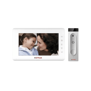 CP Plus  7" Indoor Monitor (17.78cm) Video Door Phone Kit With Memory [CP-PVK-70MTH1]