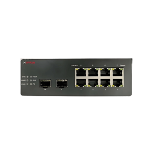 CP Plus 8 Port Gigabit + 2 Port Gigabit SFP Managed Industrial PoE Switch [CP-ANW-GPM8F2T-N12]