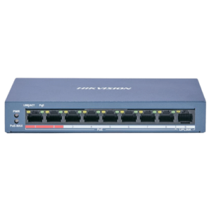Hikvision 8 PORT (8+1) Fast Ethernet Unmanaged POE Switch [DS-3E0109P-E/M]