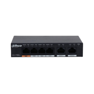 Dahua 6-Port Unmanaged Desktop Gigabit Switch with 4-Port PoE [ DH-PFS3006-4GT-60 ]